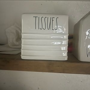 Rae dunn tissue box